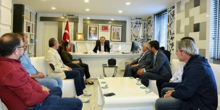 Muhalefet partili meclis üyelerinden Başkan Kılınç’a ziyaret