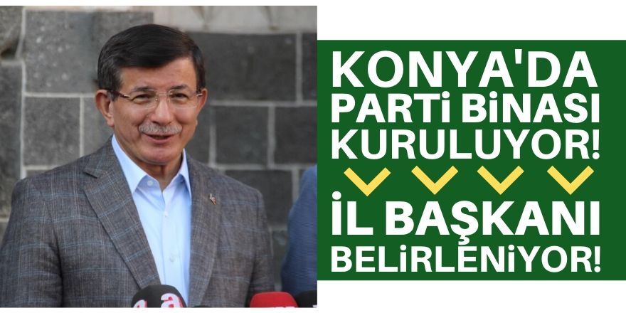 Davutoğlu'ndan “parti  binası” talimatı