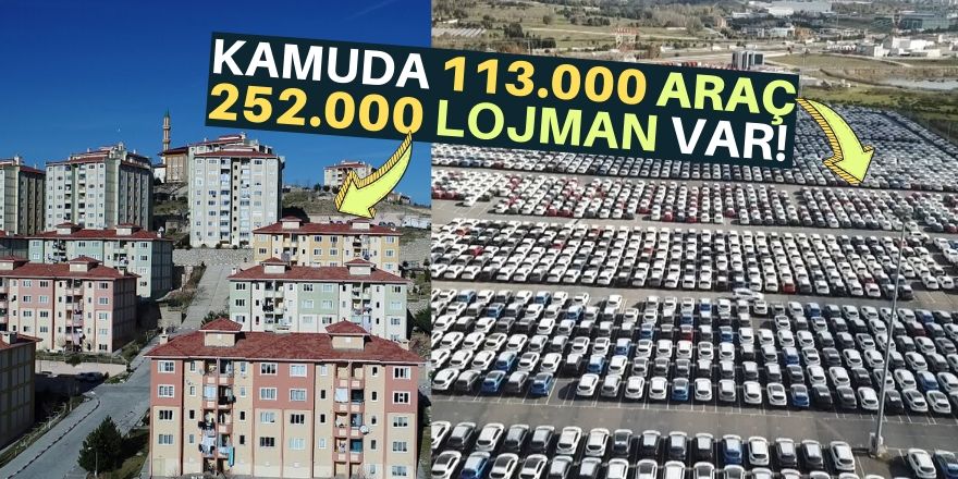 Kamuya ait araç ve lojman sayısı açıklandı