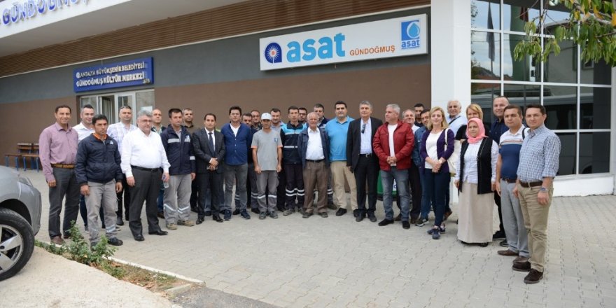 ASAT Heyeti, Gündoğmuş ve Manavgat yatırımlarını inceledi