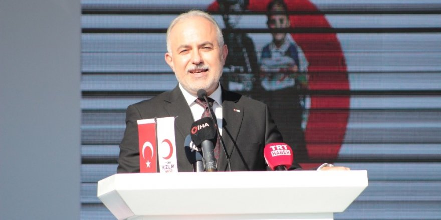 Türk Kızılayı Genel Müdürü Kınık: "Vatan toprağına dönmek isteyen Suriyelilerin o toprağa dönmeleri için destek çalışmalarımız olacak”