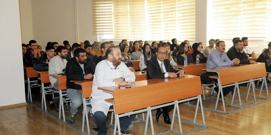 DÜ’de sivil savunma konferansı düzenlendi