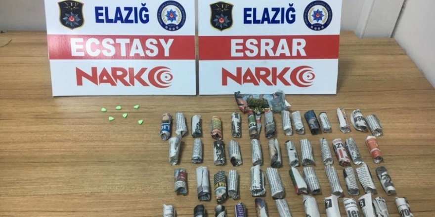 Elazığ’da uyuşturucu alışverişine polis baskını: 5 gözaltı