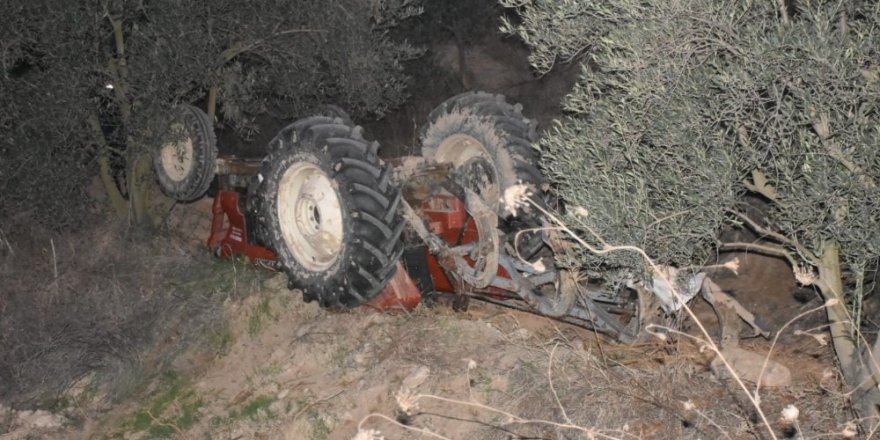 Karacasu’da traktör kazası:  2 yaralı