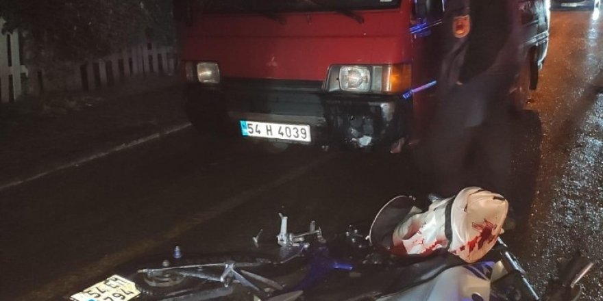 Sakarya’da motosiklet kazası: 1 ölü