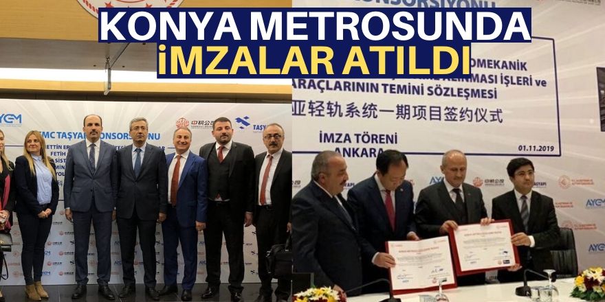 Metro Projesi için imzalar atıldı