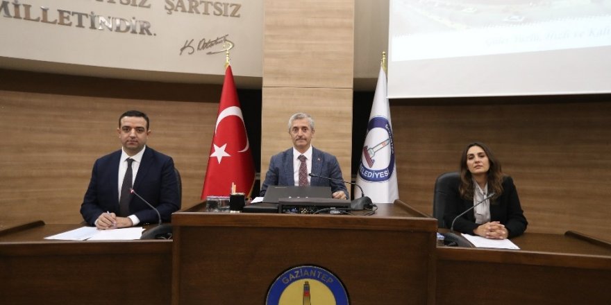 Şahinbey Belediyesi meclis toplantısı yapıldı