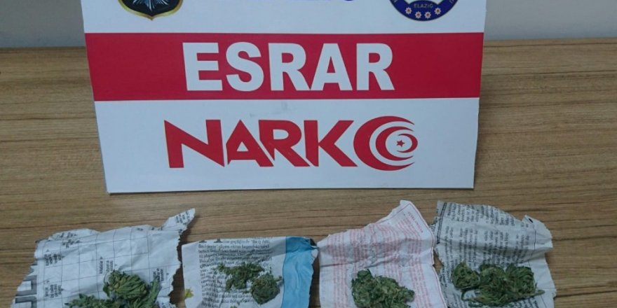 Elazığ’da uyuşturucu ile mücadele: 3 tutuklama