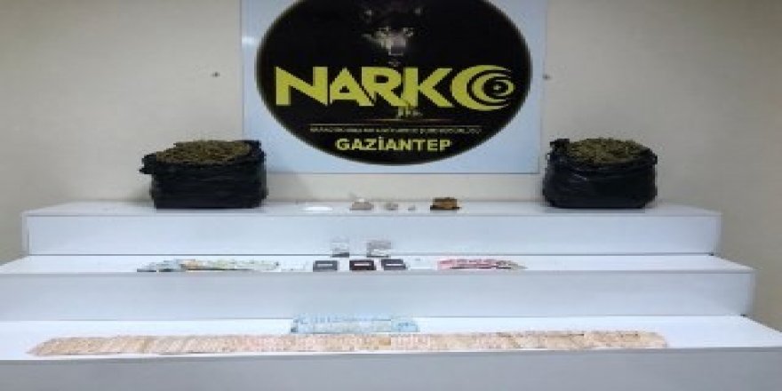 Gaziantep’te uyuşturucu tacirlerine operasyon: 17 gözaltı