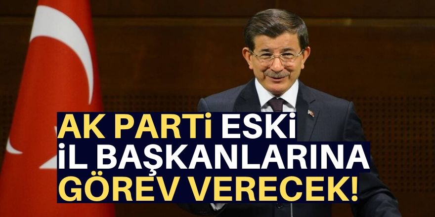 AK Parti'den Davutoğlu hamlesi!