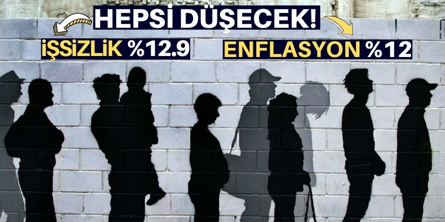 İşsizlik ve enflasyon düşecek!