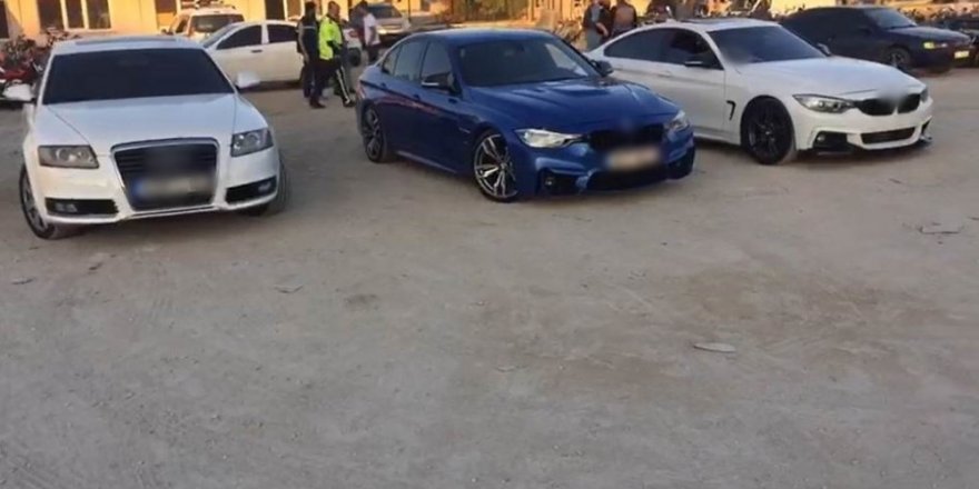 Konya’da düğün konvoyundaki driftçilere 11 bin 92 lira ceza