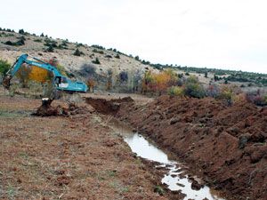 Toprak kanallar yerlerini beton kanallara bırakıyor