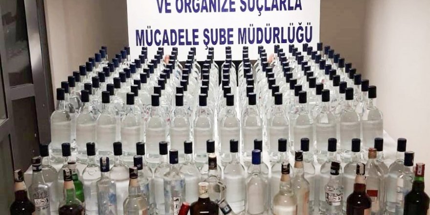 Eskişehir’de kaçak içki operasyonu: 1 gözaltı