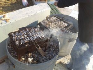 Su Kayağıseverler Hamsi Partisinde Buluştu