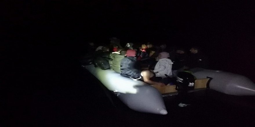 Bodrum ve Datça’da kaçak göçmen operasyonu