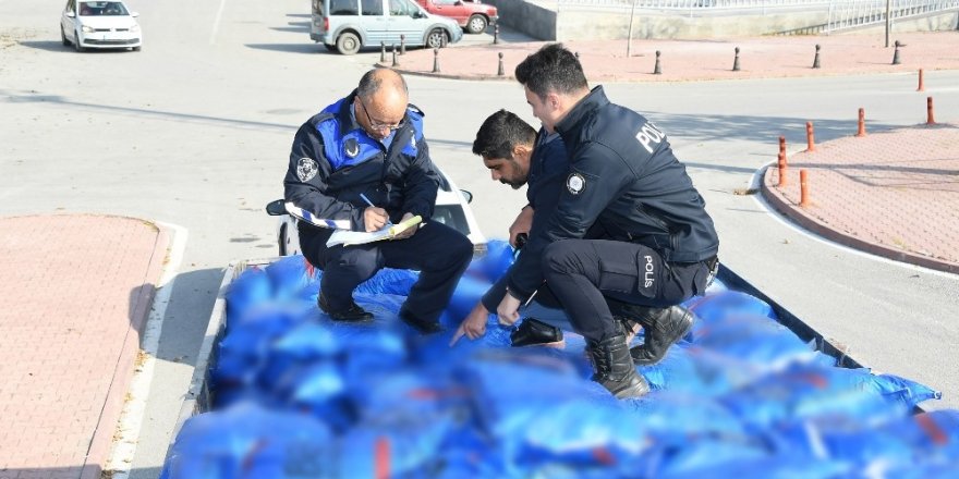 Konya Büyükşehir Belediyesinden kaçak kömür denetimi