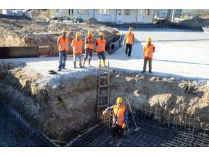 Geyikli'de Yeni Otogar Temeli Atıldı