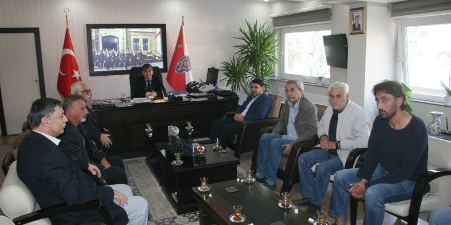 Emniyet Müdürü Karabulut’a gazeteci ve yazarlardan ziyaret