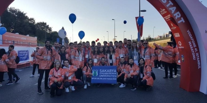 SUBÜ öğrencileri İstanbul Maratonuna katıldı