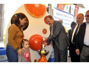 Narenciye Festivali Etkinlikleri Kapsamında Portakal Suyu İkram Edildi