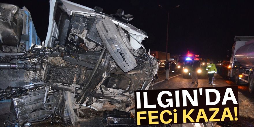 Konya'da ilaç yüklü tır devrildi: 1 yaralı