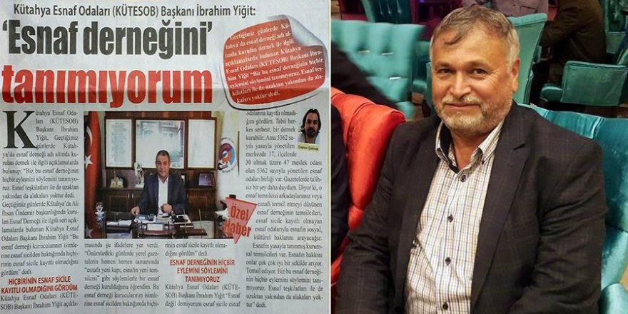 Başkan Özdemir: "Esnafın yanında değilsin, tanımasan da olur"