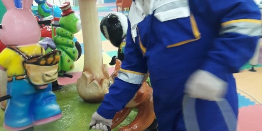 Hakkari Çocuk Oyun ve Kültür Merkezi dezenfekte edildi