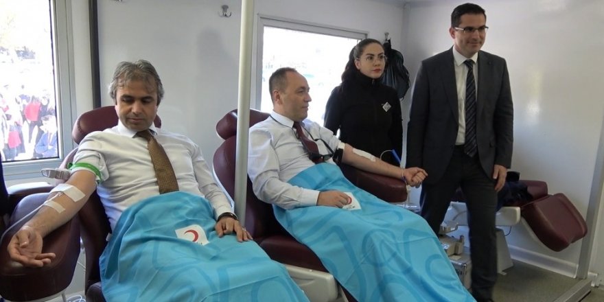 Kırıkkale’de 4 ayrı noktada kan bağış etkinliği düzenlendi