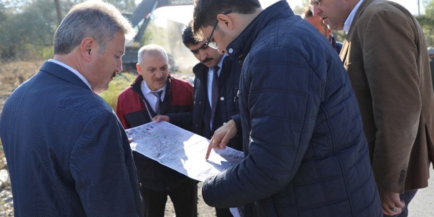 Başkan Palancıoğlu: ”Yaza kadar yol genişletme çalışmalarını bitireceğiz”
