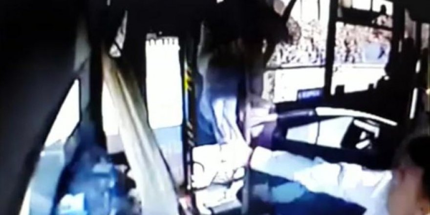 Engelli kartıyla otobüse binen şahıs şoföre saldırdı