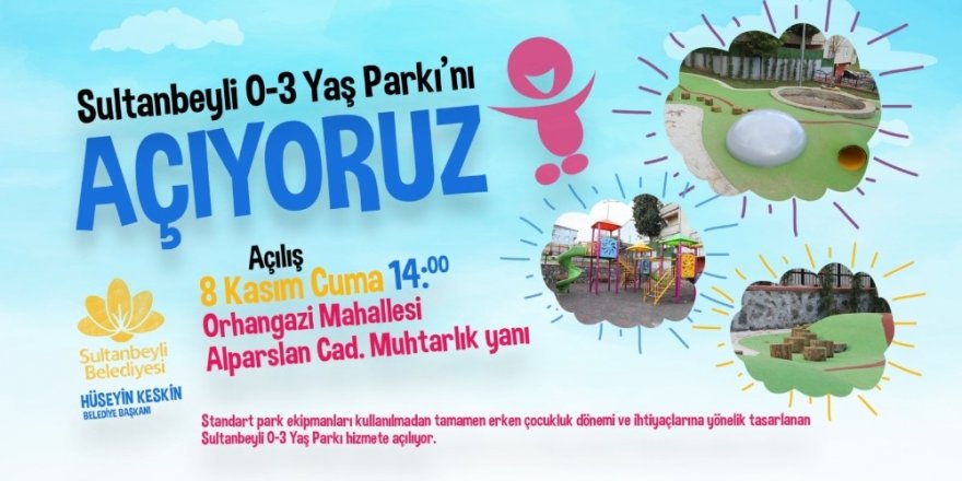 Sultanbeyli’de miniklere özel park