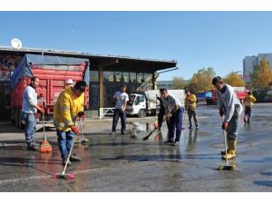 Ankara Toptancılar Hali Temizlendi