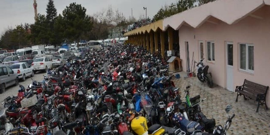 Konya’da yakalanan yüzlerce motosiklet hurda işletmesine gönderildi