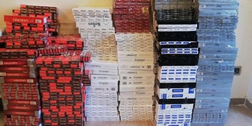 Gaziantep’te 5 bin 145 paket kaçak sigara ele geçirildi