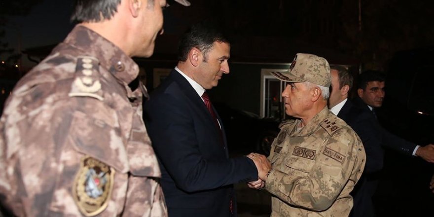 Orgeneral Arif Çetin, İl Emniyet Müdürlüğü ve İl Jandarma Komutanlığı’nı ziyaret etti