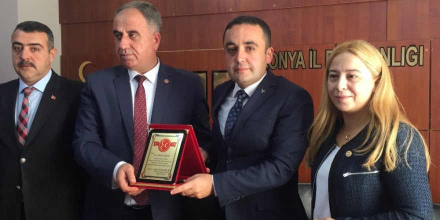 MHP Konya İl Başkanlığında devir teslim töreni