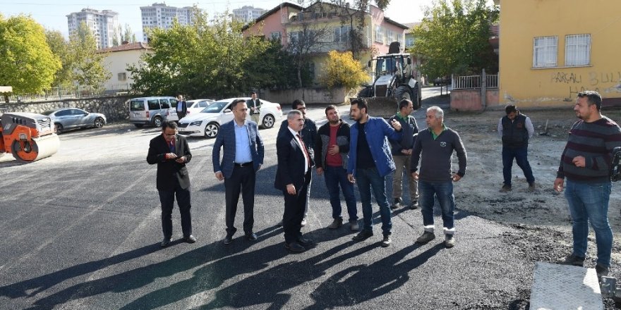 Başkan Çınar,  yol çalışmalarını inceledi