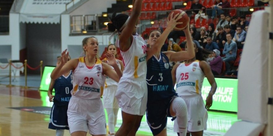 Kadınlar Basketbol Süper Ligi: Kayseri Basketbol: 77 - Hatay Büyükşehir: 59