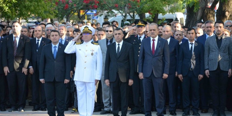 Ortaca’da 10 Kasım Atatürk’ü anma töreni