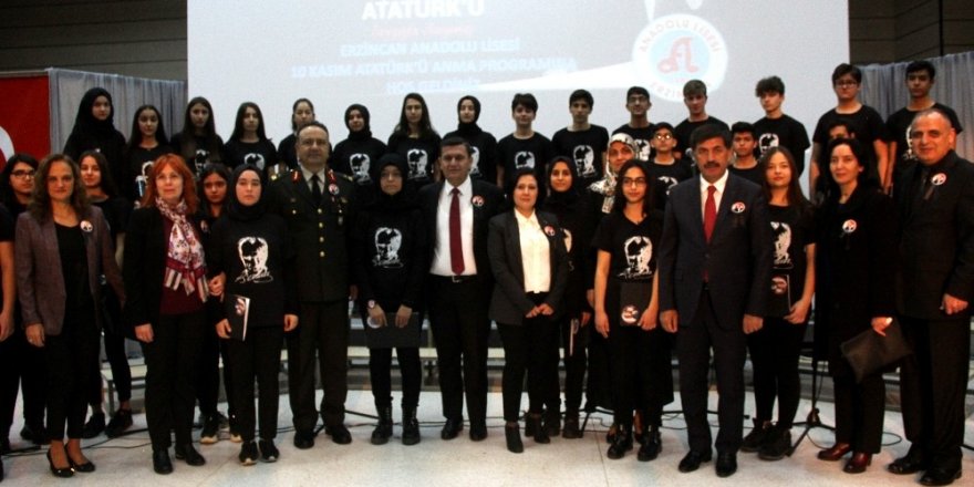 Erzincan’da 10 Kasım Atatürk’ü anma etkinlikleri