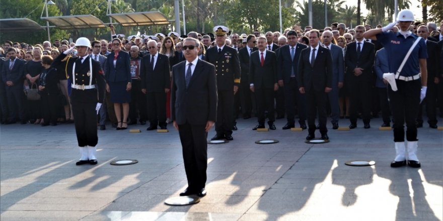 Atatürk, ölümünün 81. yıldönümünde Mersin’de törenle anıldı