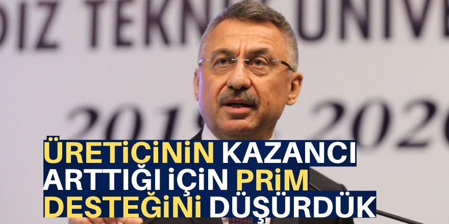 Desteğin neden düşürüldüğünü açıkladı