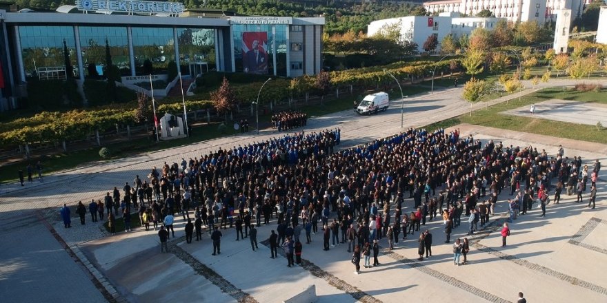 Pamukkale Üniversitesinde Atatürk’ü Anma Töreni düzenlendi