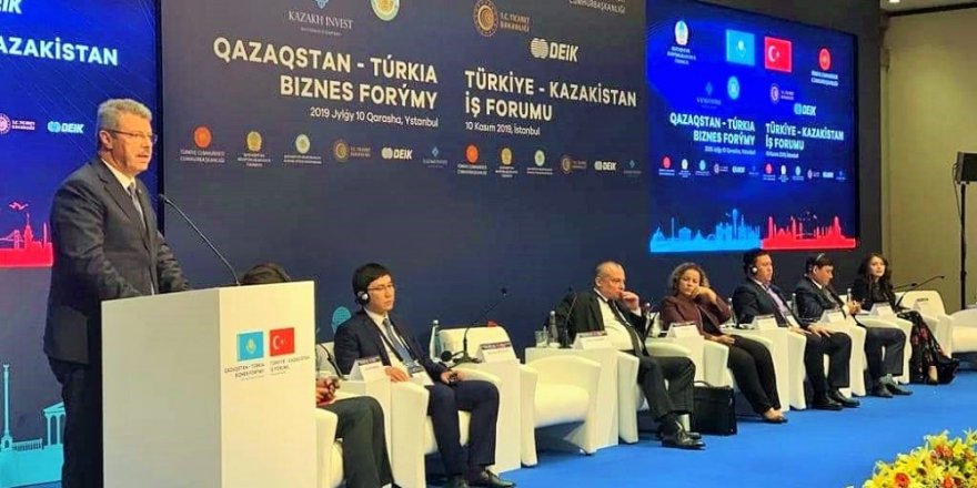 Başkan Akay, Kazakistan’ın Bölgesel Yatırım İş Forumunda Konuştu