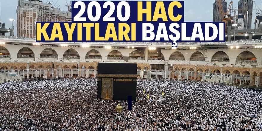 2020 Diyanet hac ön kayıt ve kayıt yenileme başladı