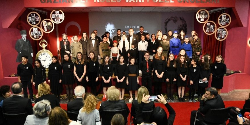 GKV’li öğrenciler Atatürk’ün anıları canlandırdı