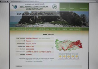 Beyşehir Gölü Milli Parkı ''en büyük'' unvanını kaybetti