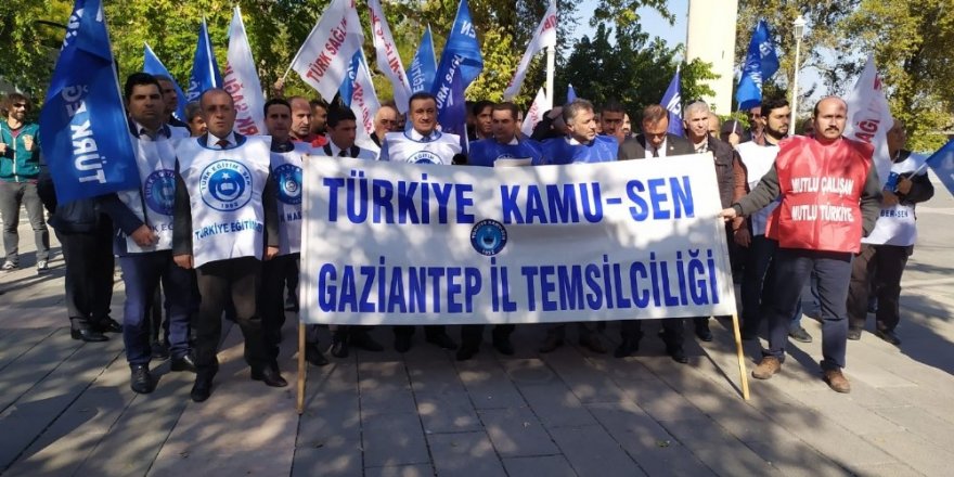 Gaziantep Kamu-Sen üyeleri siyasi parti liderlerine mektup gönderdi