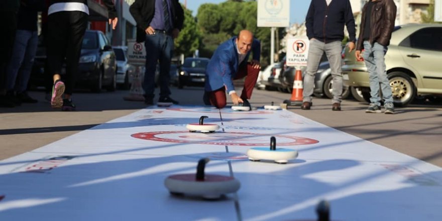 Aydın’a floor curling heyecanı